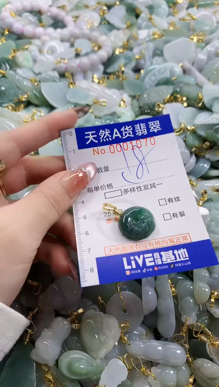 颈饰未镶嵌翡翠天然A货翡翠