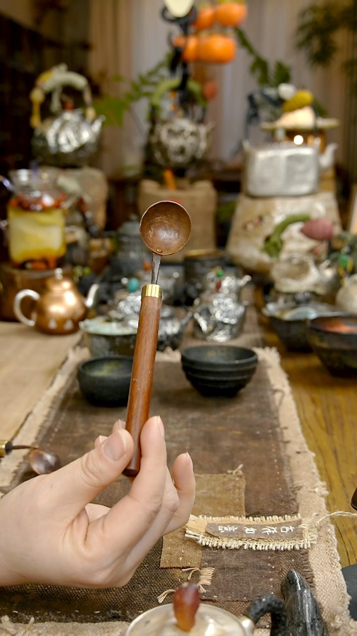纯手工铜茶勺。。。。