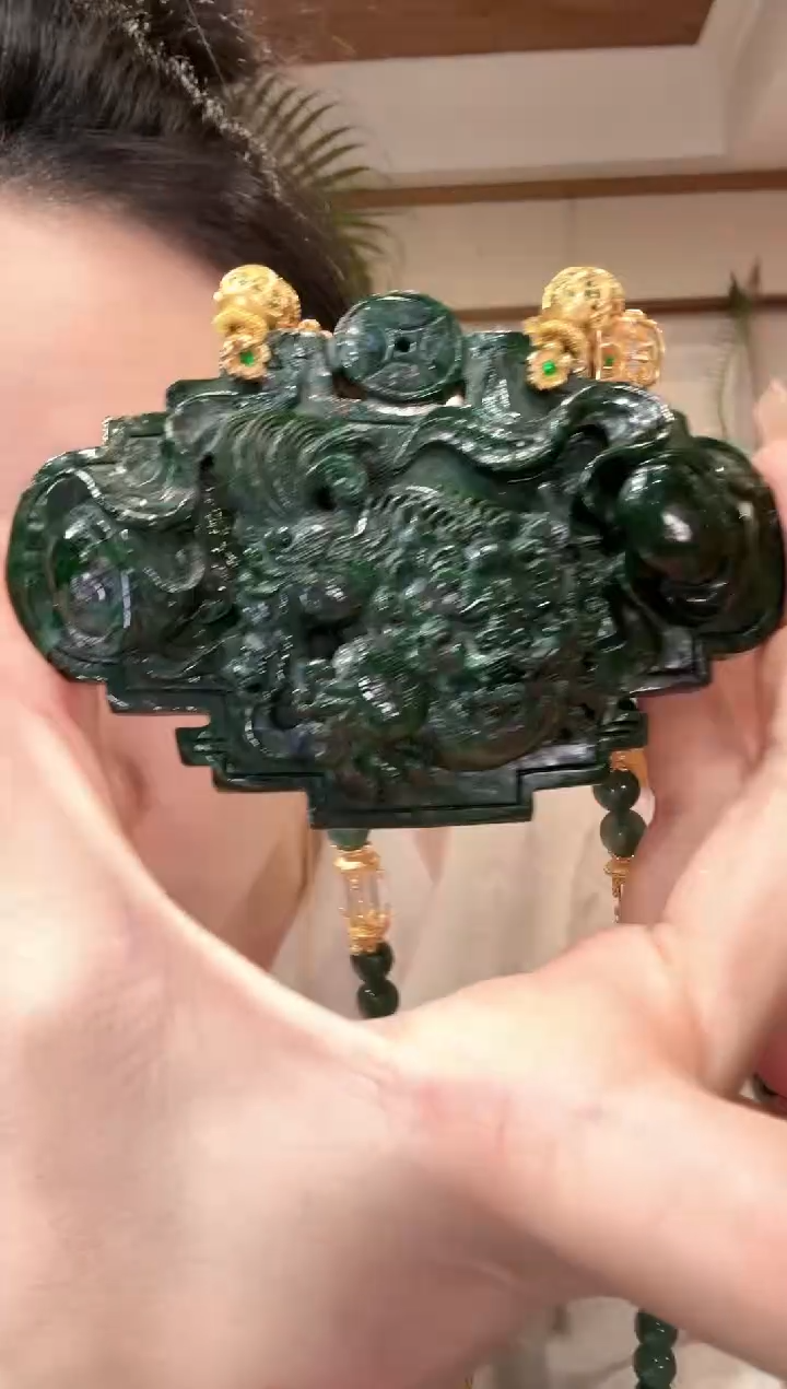 【闪购商品】翡翠颈饰未镶嵌国风