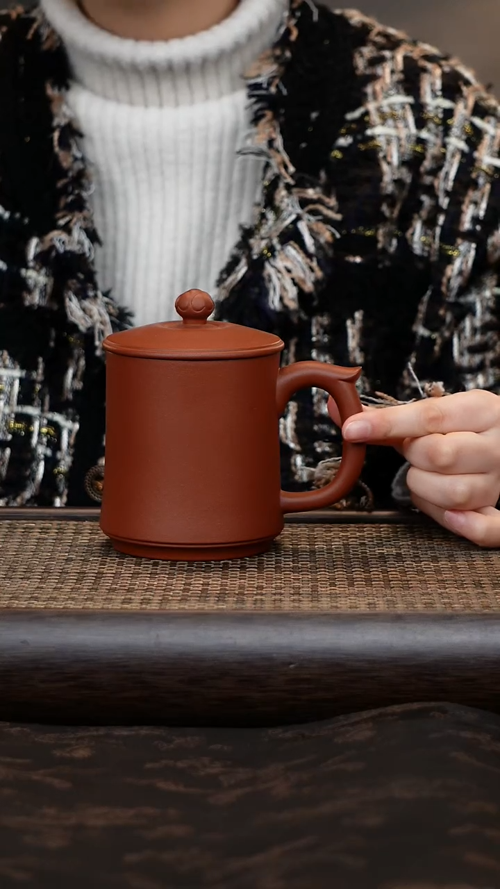 【闪购商品】紫砂茶杯小红泥老板杯