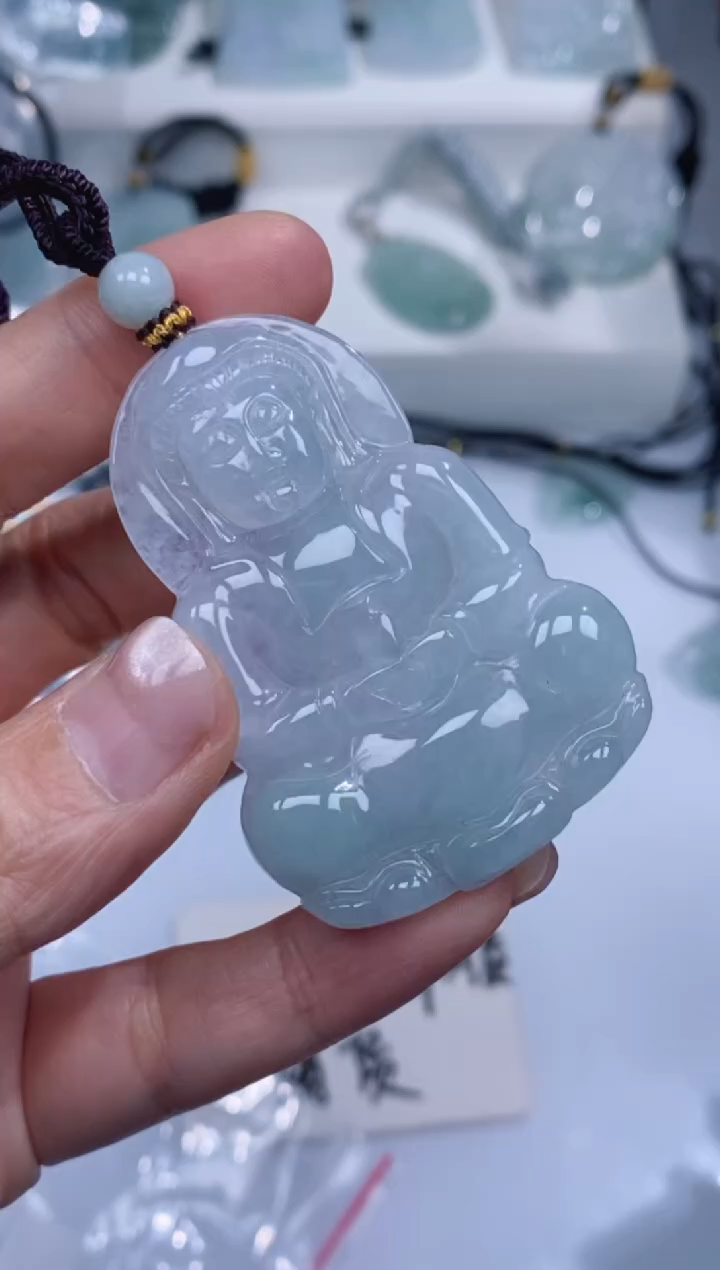 颈饰未镶嵌翡翠吊坠