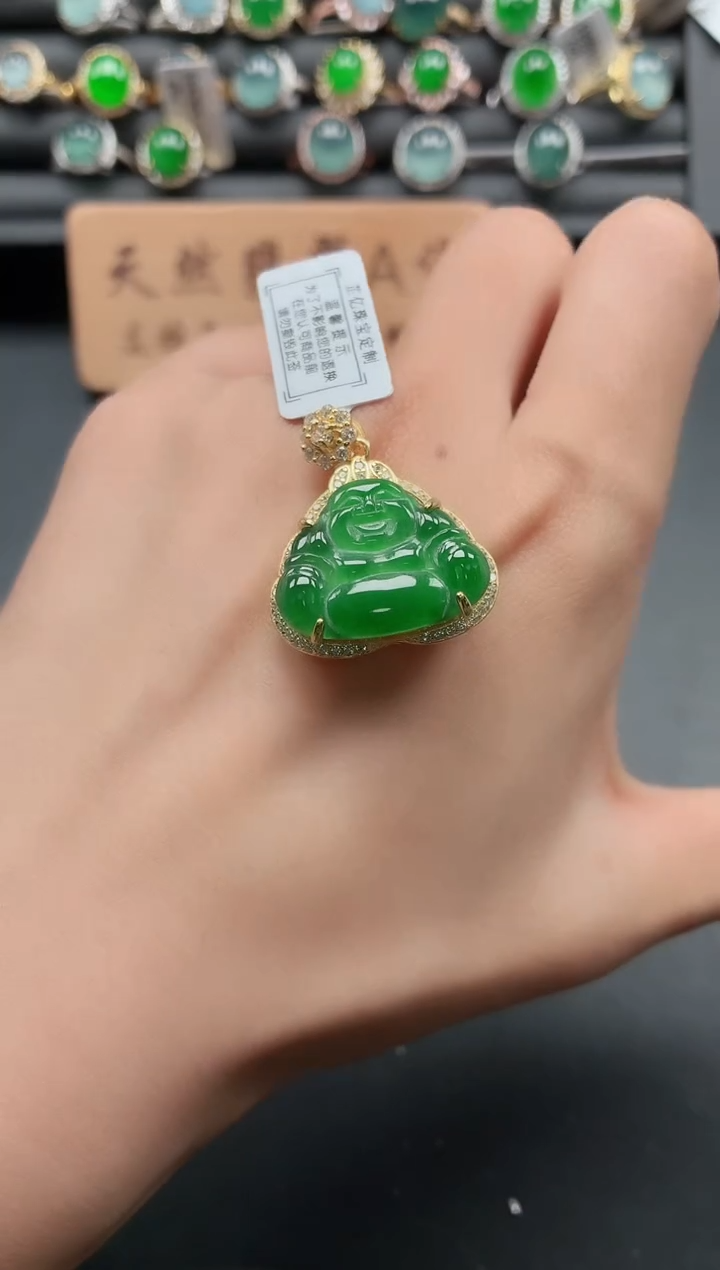 银S925镶嵌戒指翡翠1111