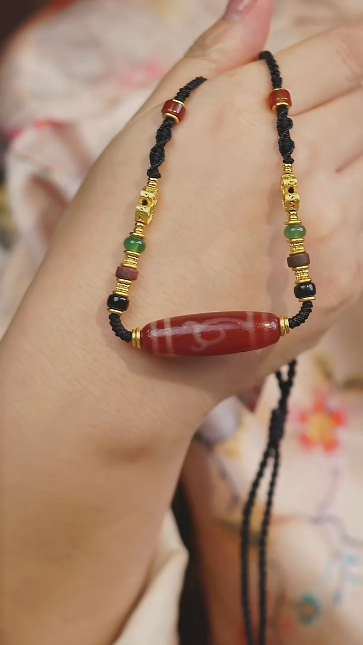 玛瑙/玉髓项链未镶嵌多样性发其一
