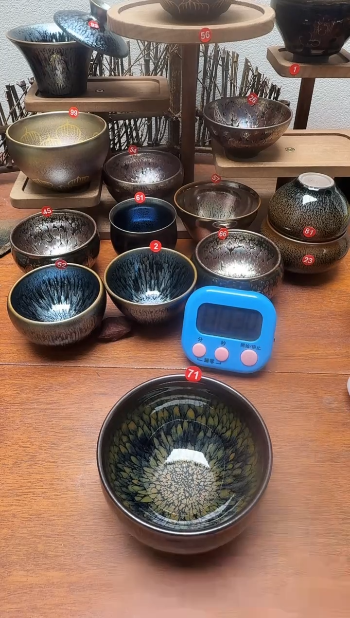 茶盏Q*N71号建盏工匠茶器