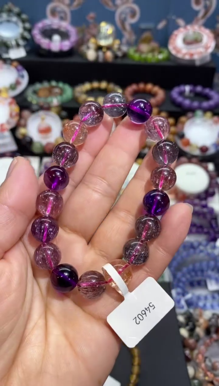 【闪购商品】水晶手串未镶嵌老矿超七11+