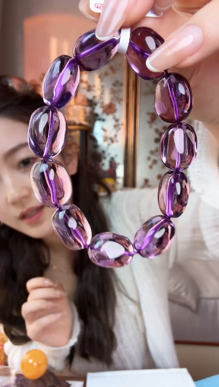 【闪购商品】水晶手链未镶嵌紫水晶手串