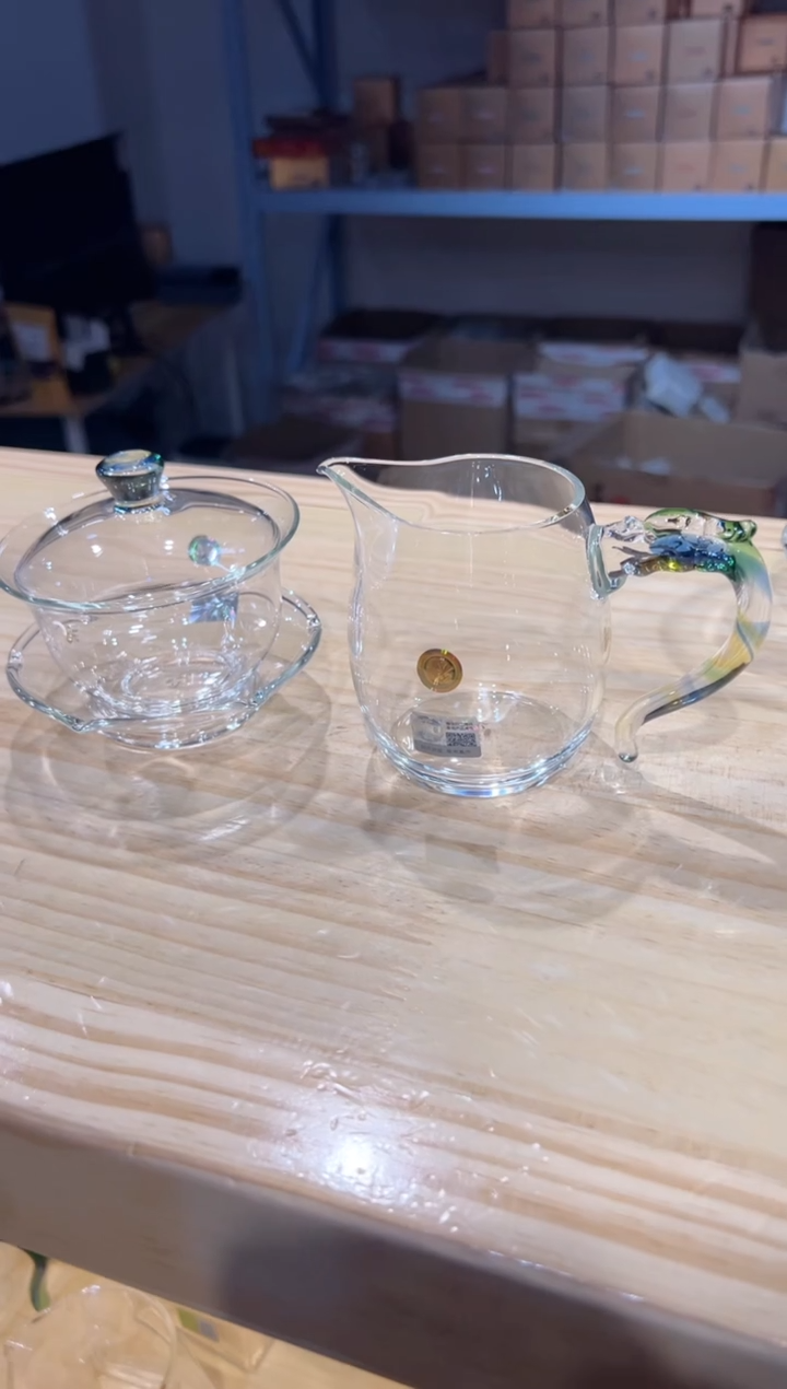 禾器-隆宇茶海-迷翠/禾器有礼新标+沁莲盖碗-迷翠++