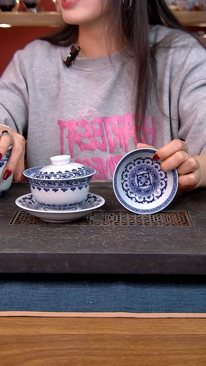 简装家用款2件套 白瓷陶瓷茶具