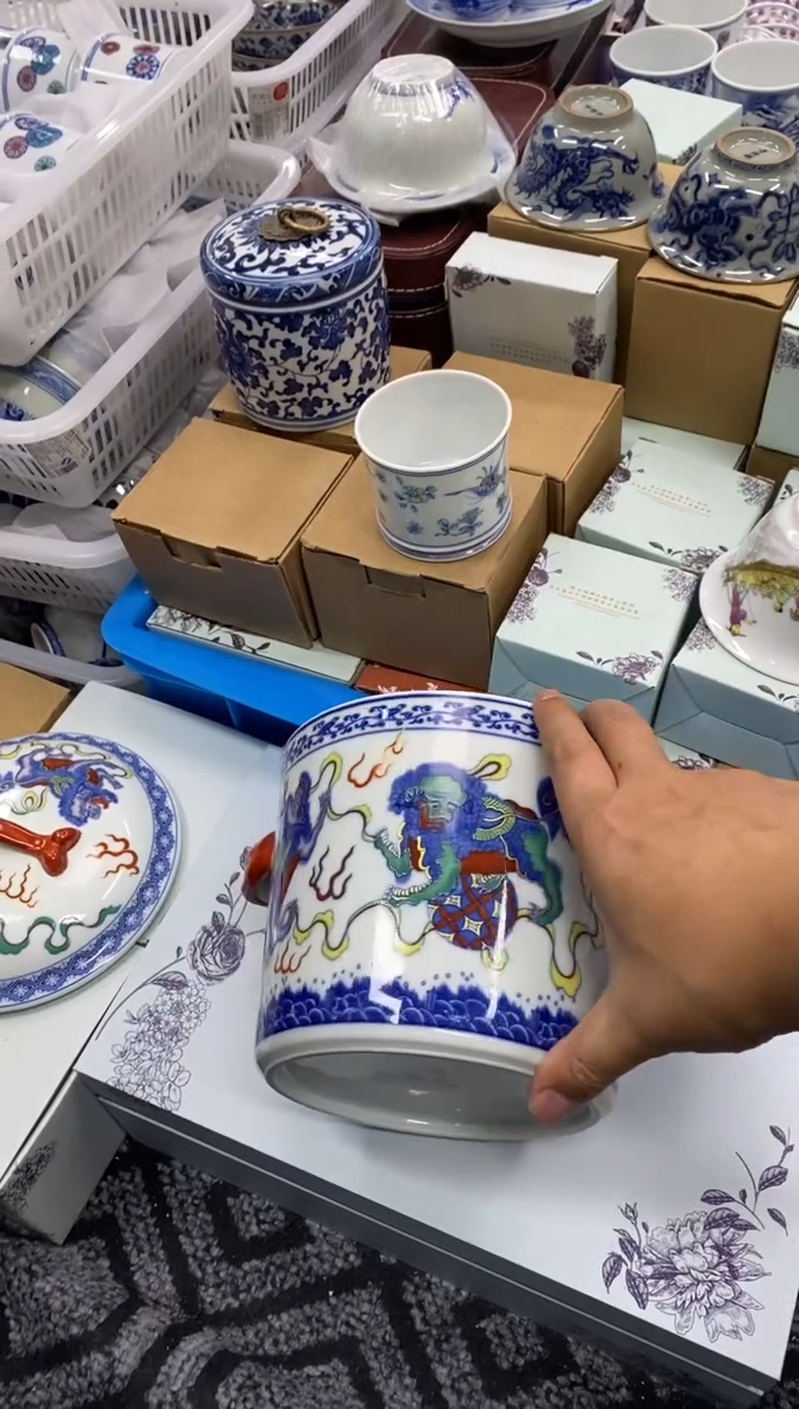 陶瓷景德陶瓷茶叶罐