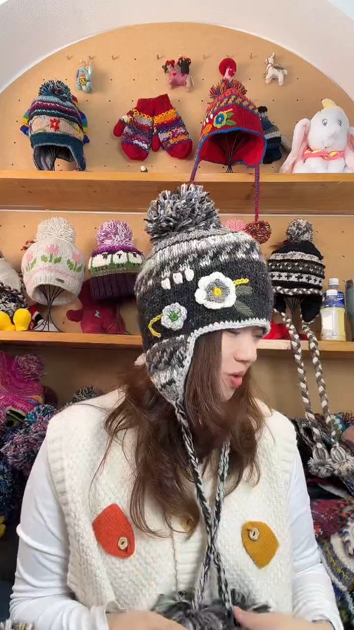 羊毛百分百纯手工纯羊毛帽子闪购8