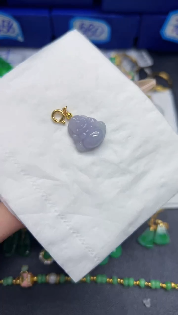 【闪购商品】翡翠颈饰未镶嵌Y缅料A货/支持复检/一件