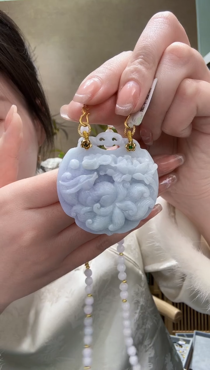 【闪购商品】翡翠颈饰未镶嵌吊坠