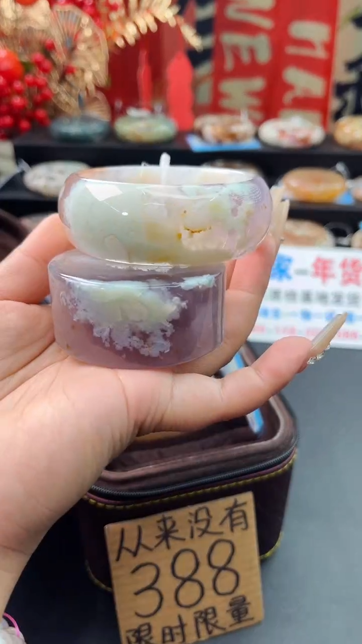 【闪购商品】石英质玉手镯未镶嵌赠送镯心（57圈口）