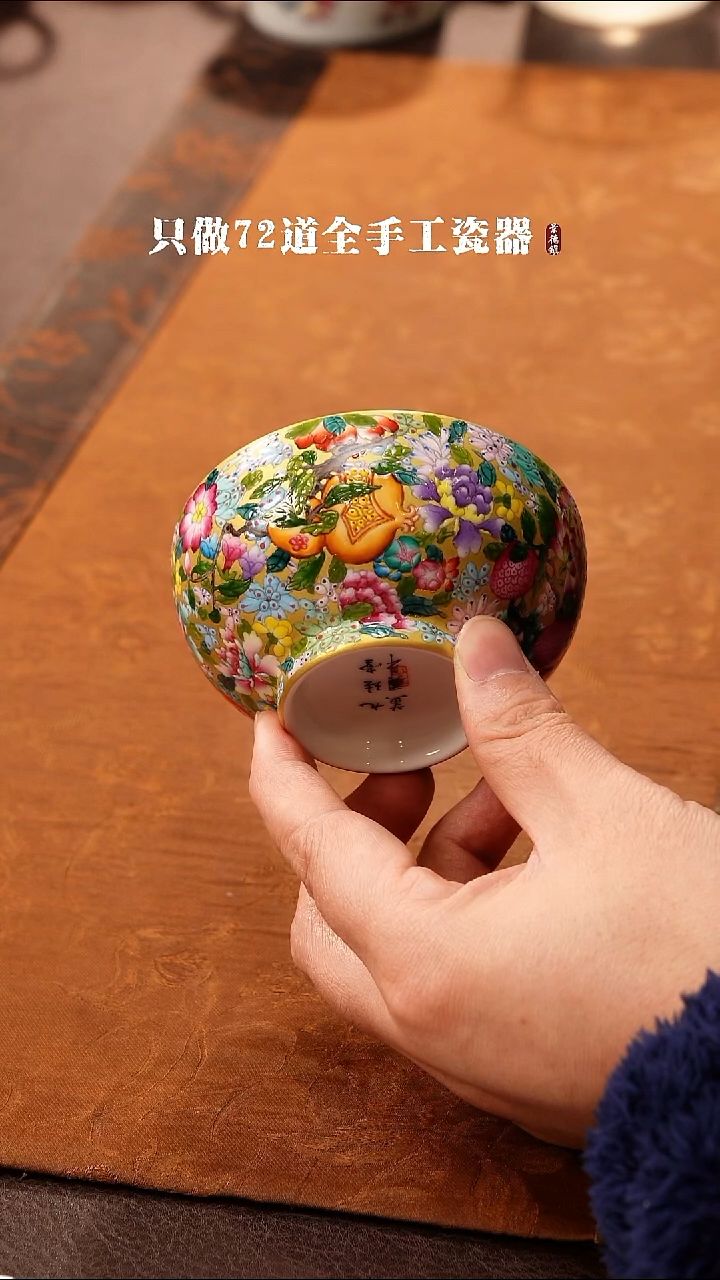 摆件陶乔**z景德镇现代手工手绘陶瓷