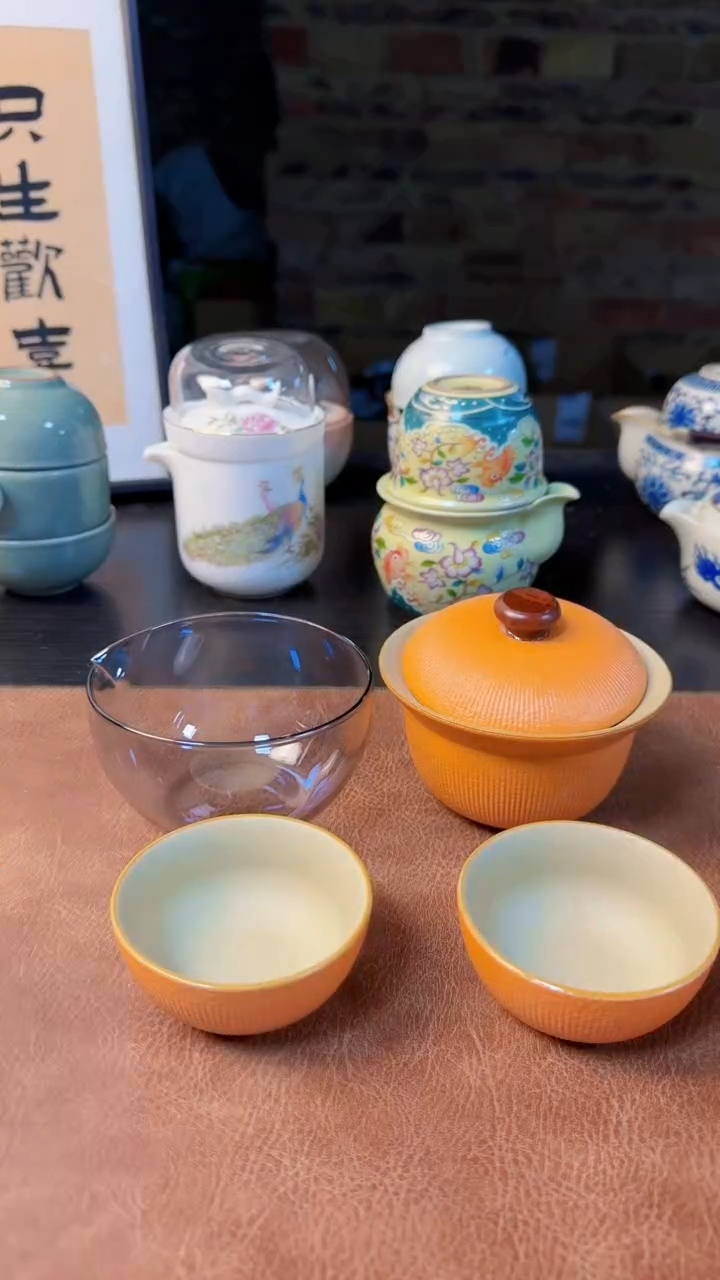 【闪购商品】杯德化白瓷，快客茶具
