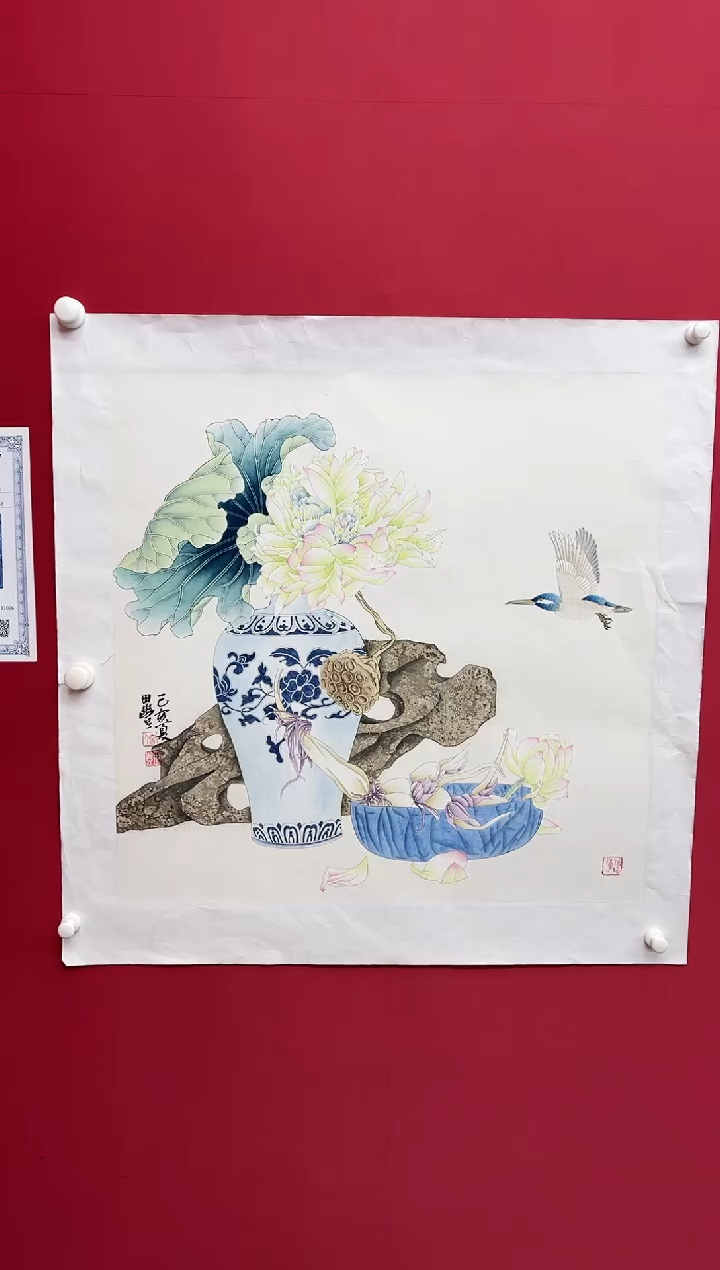 【闪购商品】国画田丰-国画花鸟/无框W