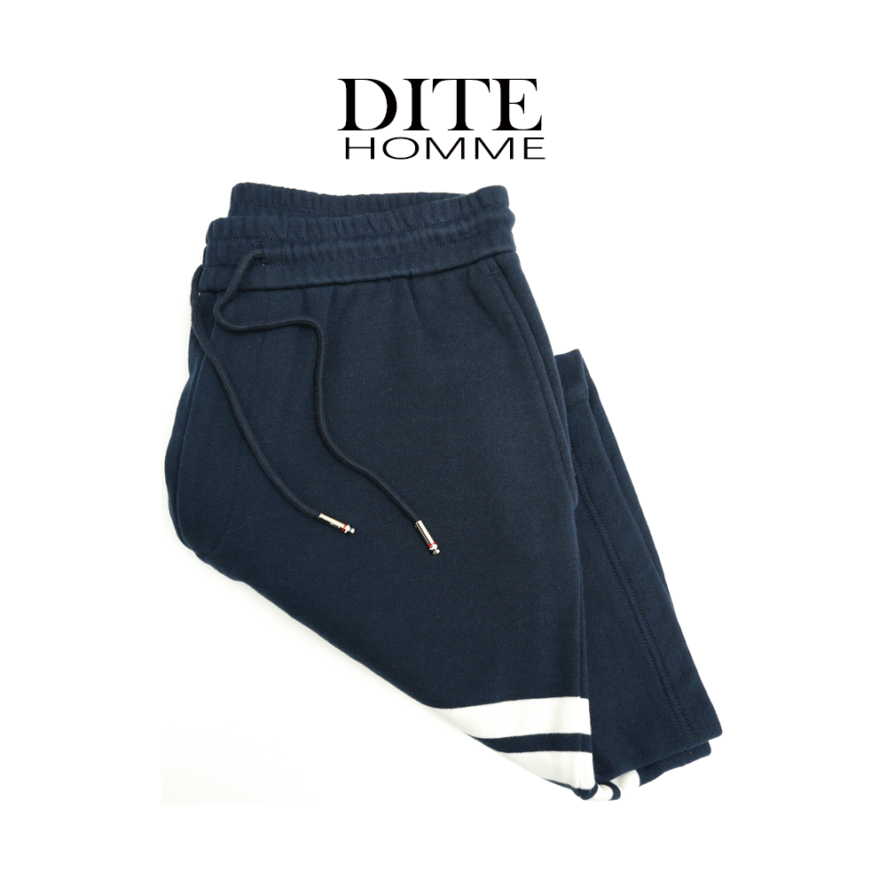 DITE迪特春夏棉料微弹力休闲风短裤直筒型夏季四条杠轻奢百搭短裤