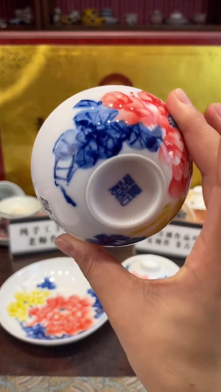 杯子瓷景德镇手工手绘陶瓷