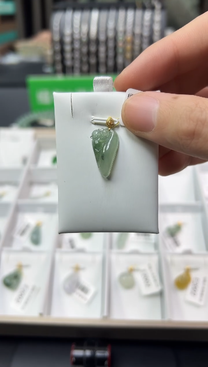 颈饰未镶嵌翡翠挂件H0002