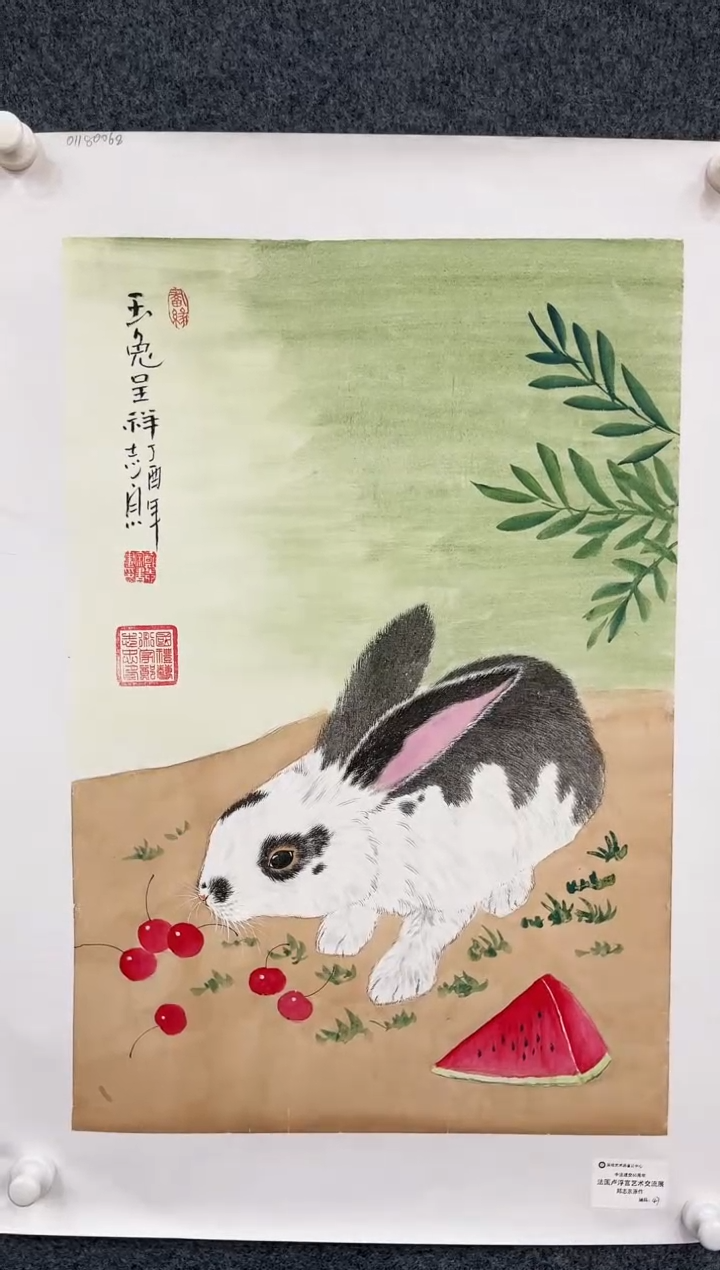 【闪购商品】国画1.29-艺术-郑志宗卢浮宫原作139