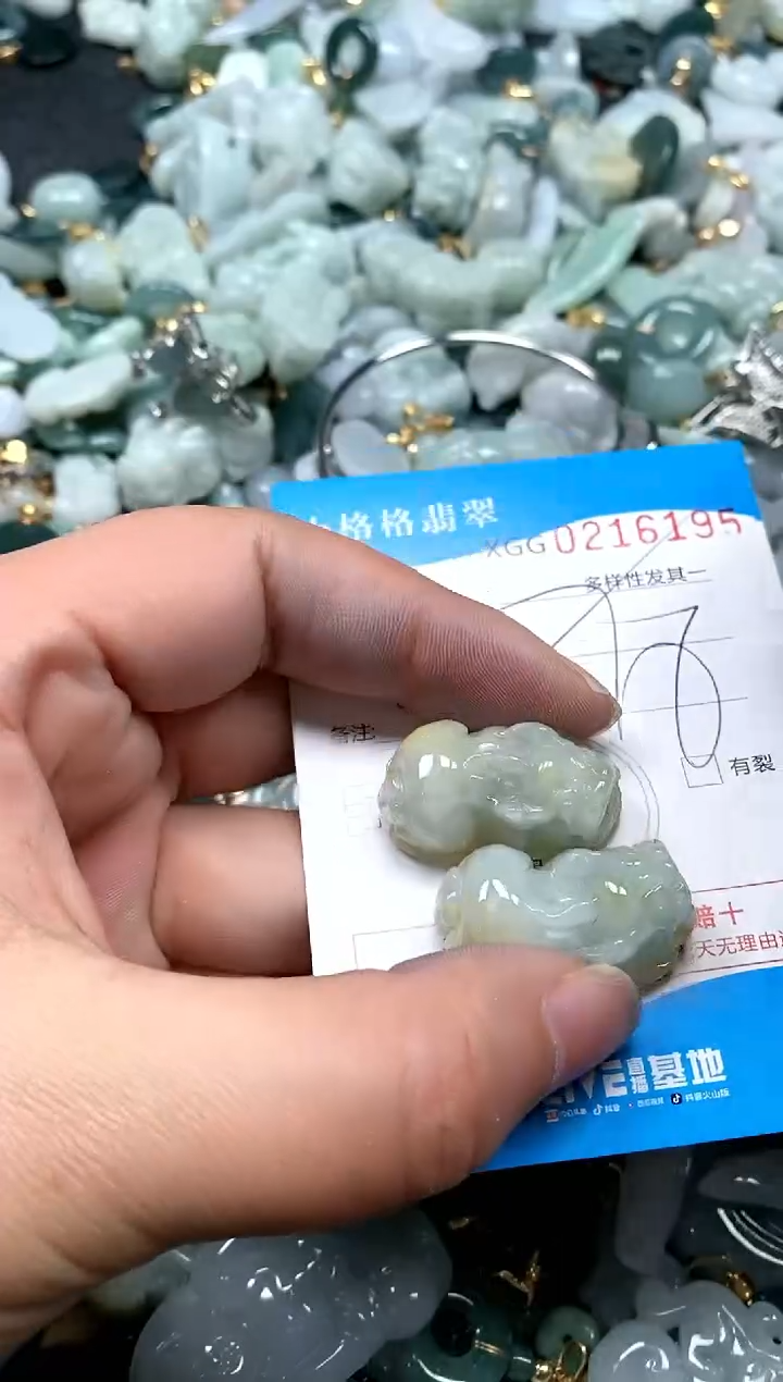 【闪购商品】翡翠颈饰未镶嵌闪购商品0216195