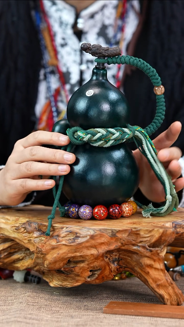 【闪购商品】166—光岳葫天然大漆酒葫芦不含漆珠