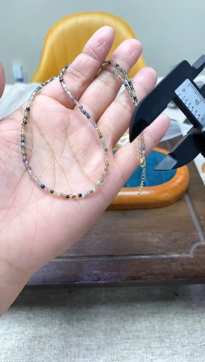 【闪购商品】碧玺颈饰未镶嵌多样性发一件 037
