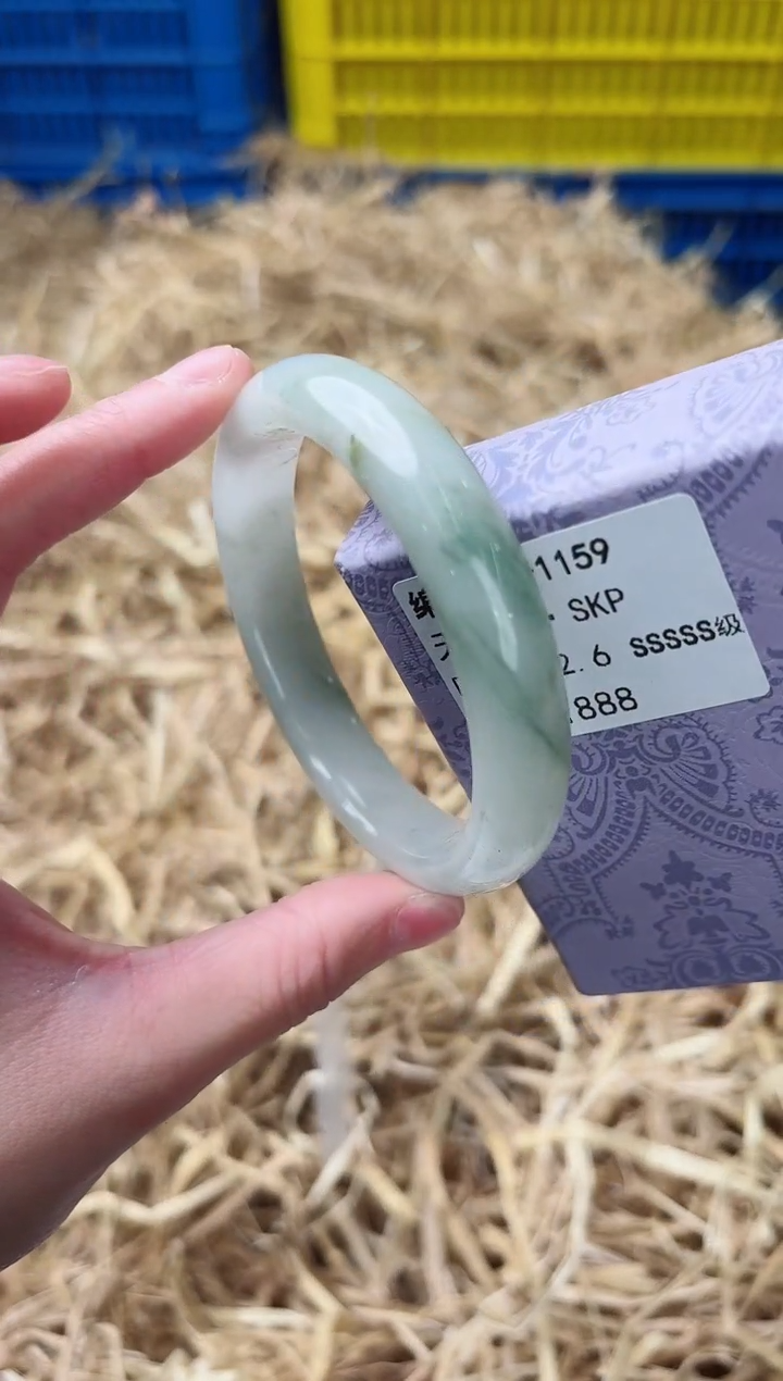 未镶嵌手镯石英质玉T-1159