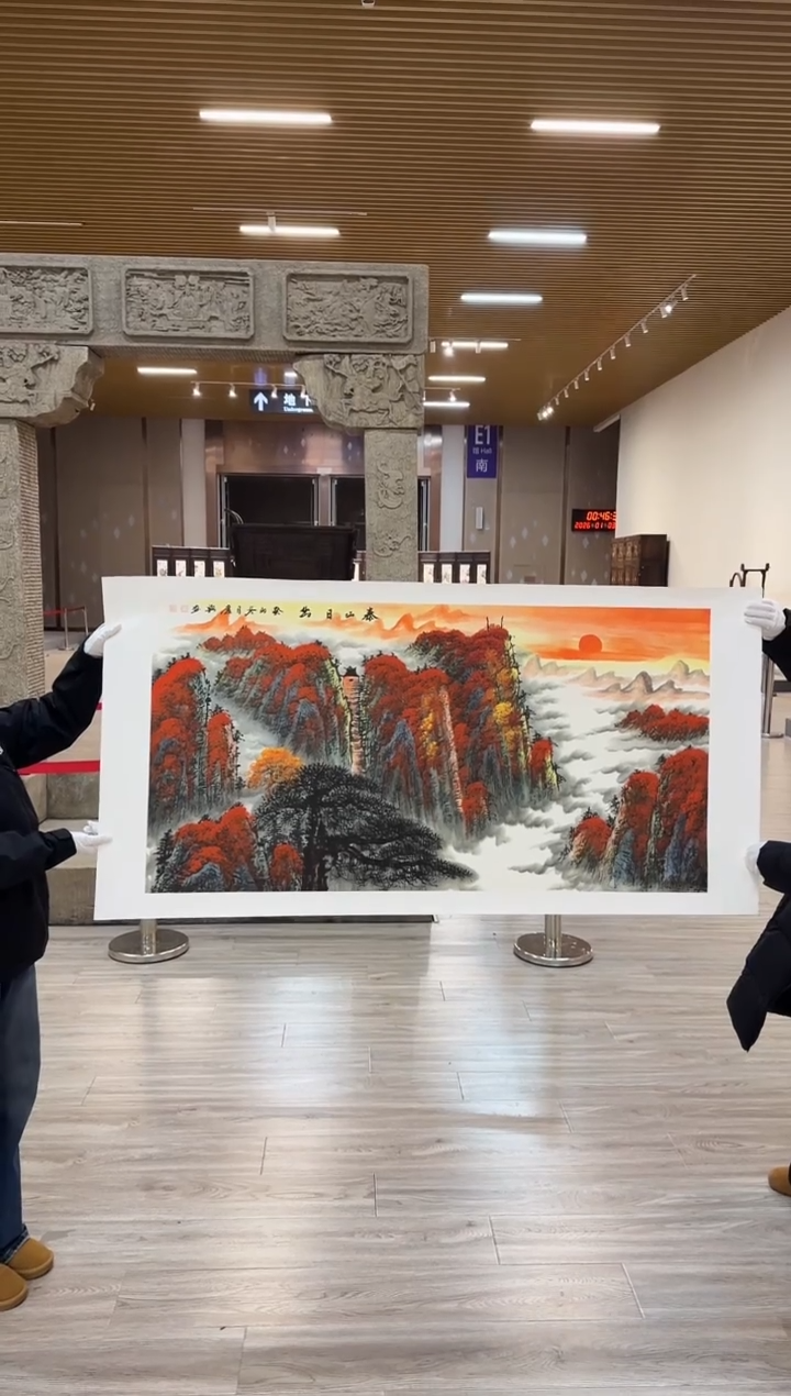 国画60赵隆轩美术馆李庆兴老师作品
