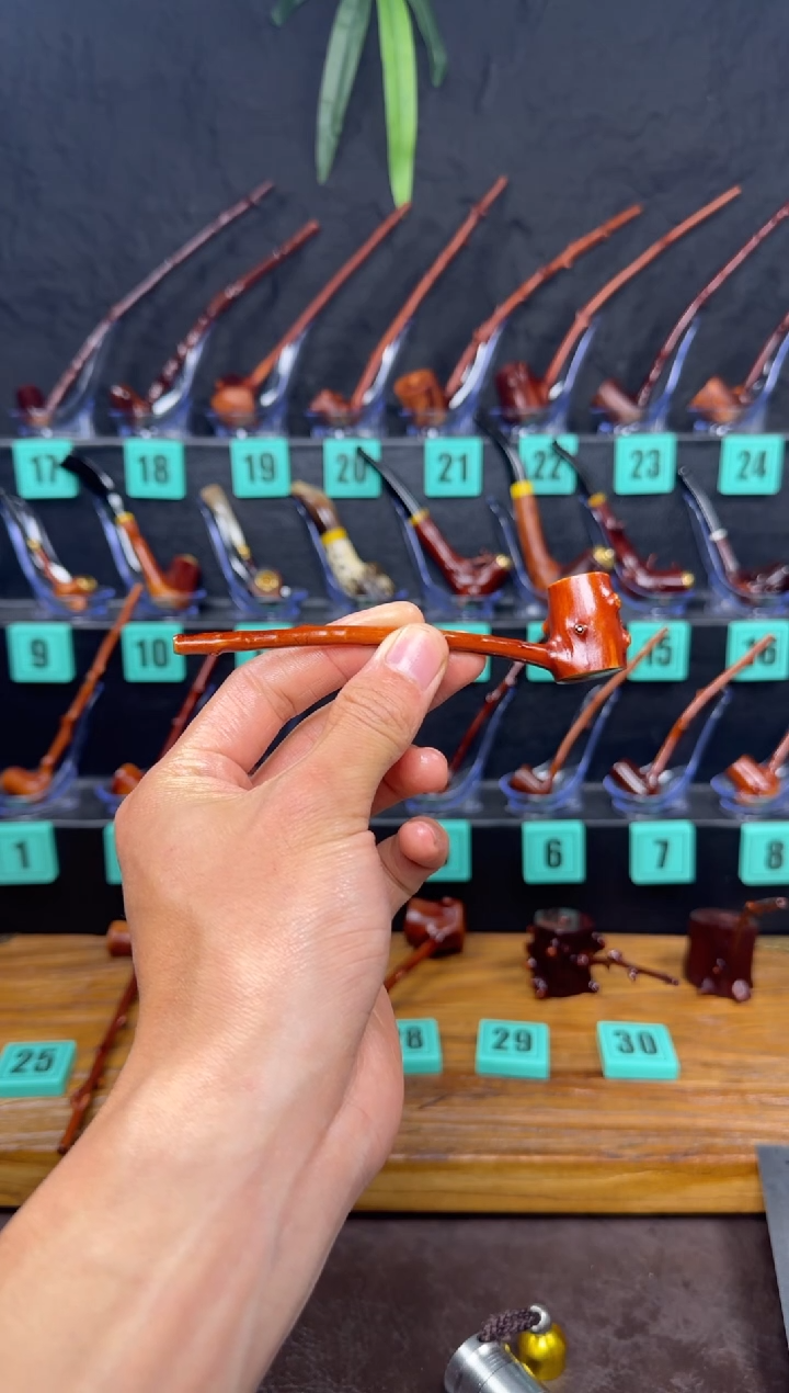 一物一图檬子木手工香烟嘴