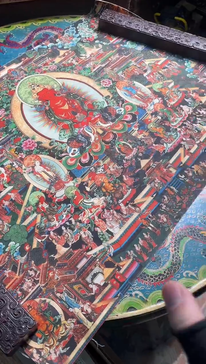 卷轴画路路的唐卡tk160