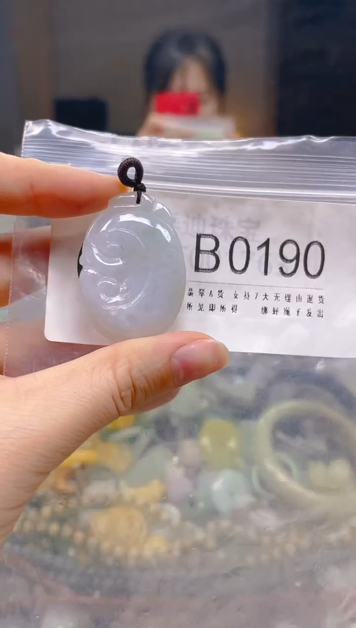 翡翠未镶嵌颈饰/B/翡翠A货一图一物