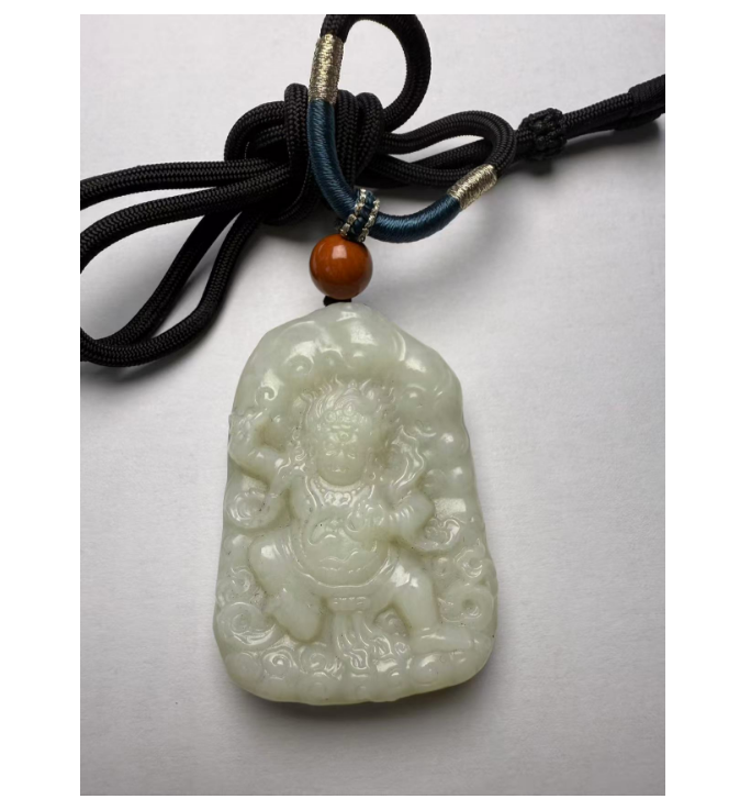 合田羊脂白烟灰黄财神