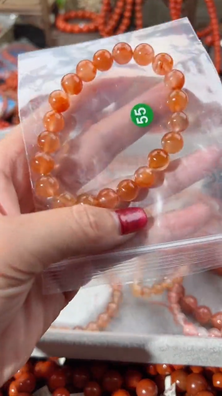 【闪购商品】南红玛瑙手串未镶嵌9+