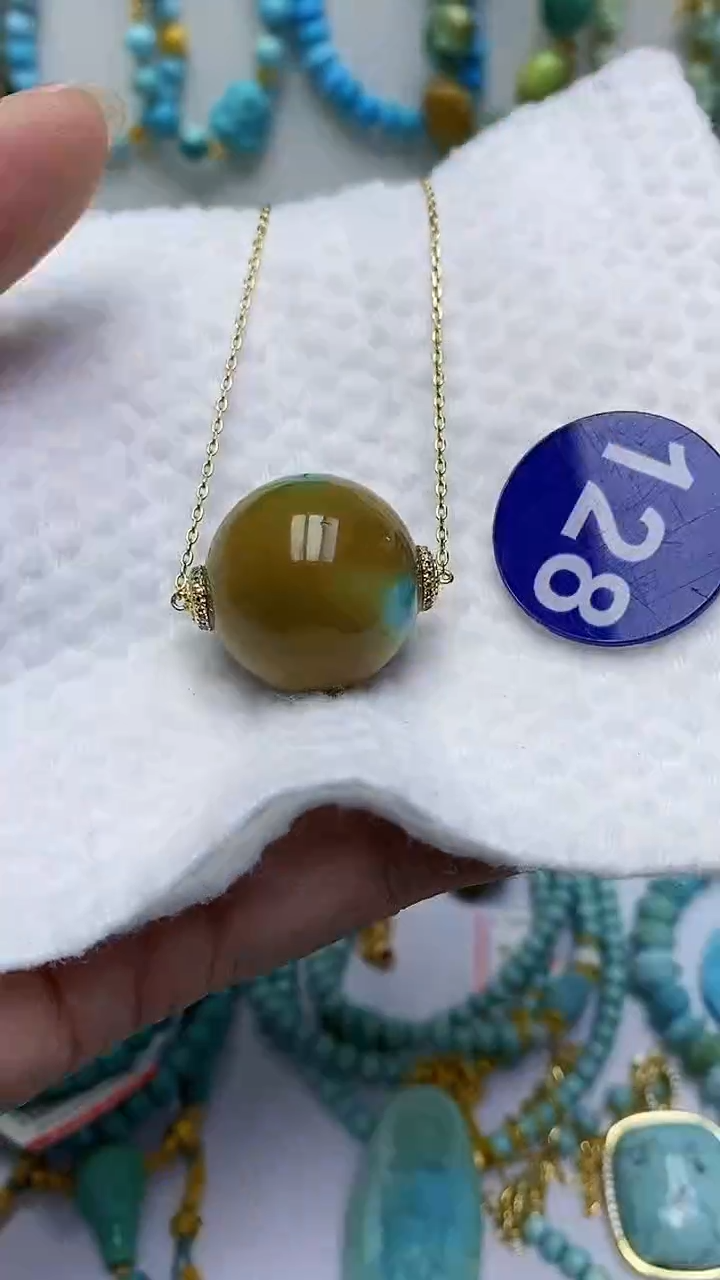 【闪购商品】绿松石项链合金128项链