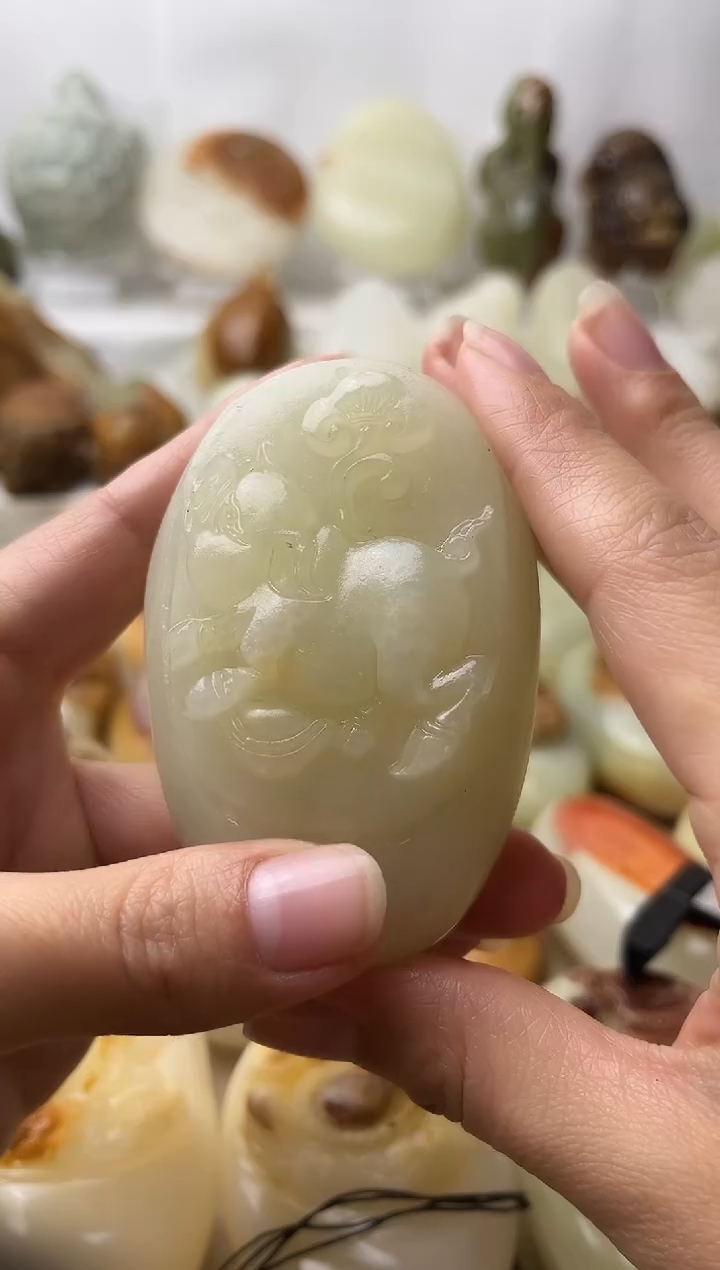 石材古青石棉纹正常不退换猪