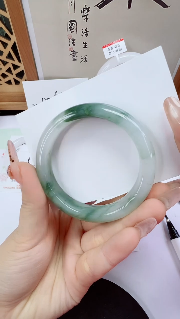 未镶嵌手镯石英质玉224-54/55