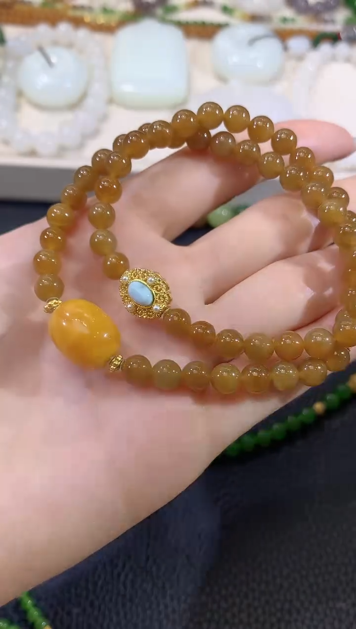 手串银S925镶嵌和田玉A27    多样性发一件