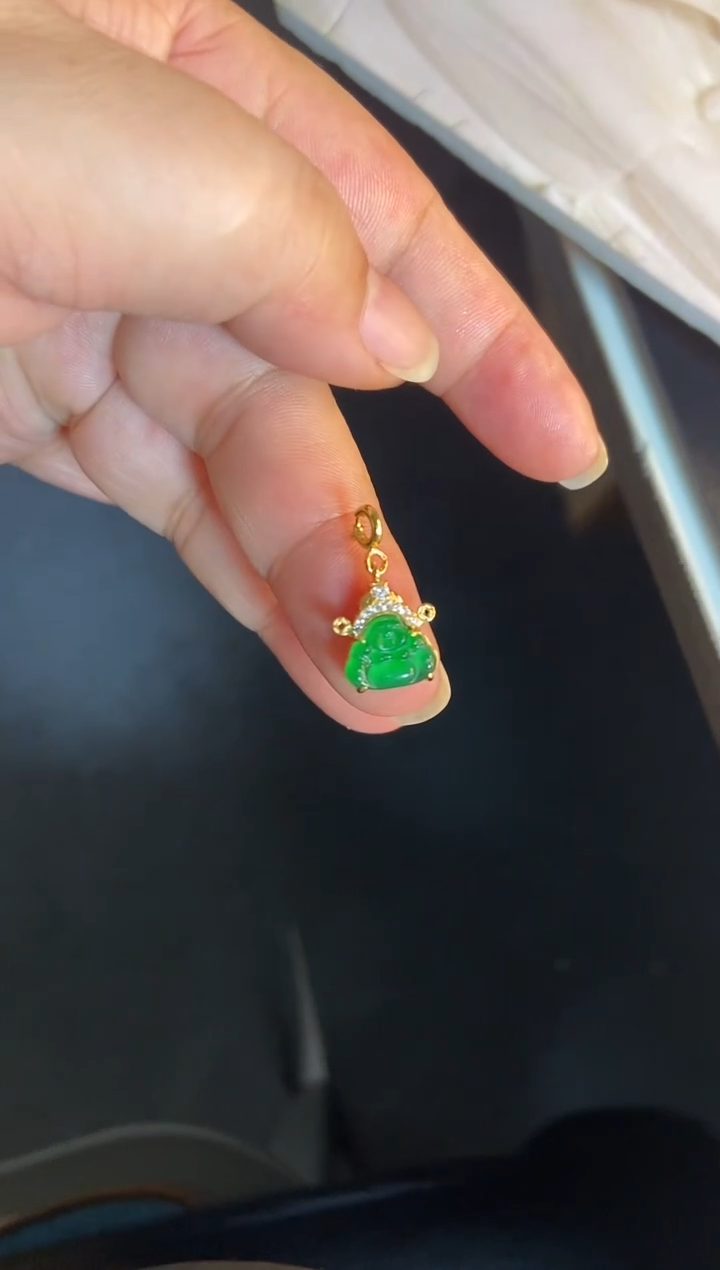 吊坠(不含链)银S925镶嵌翡翠1
