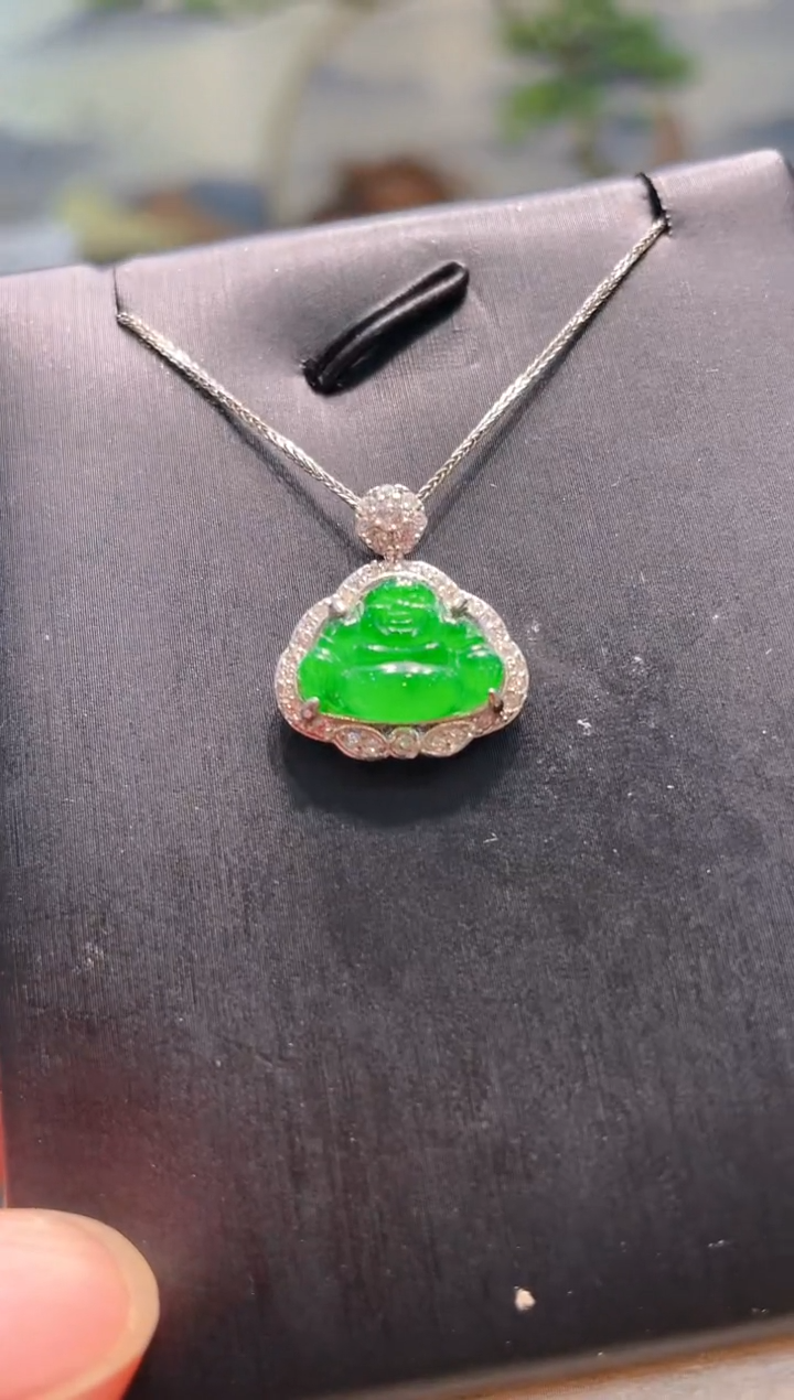 翡翠未镶嵌吊坠(不含链)翡翠2
