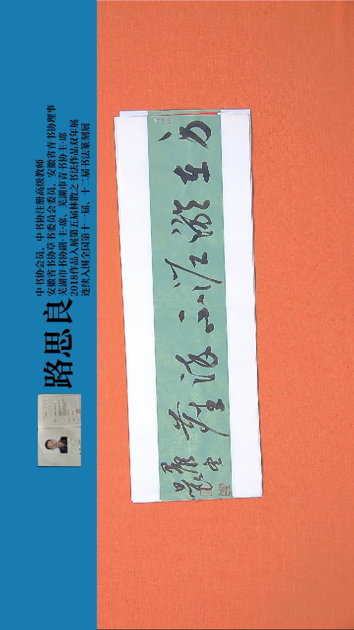 【闪购商品】书法书法作品路思良精品书法68*23