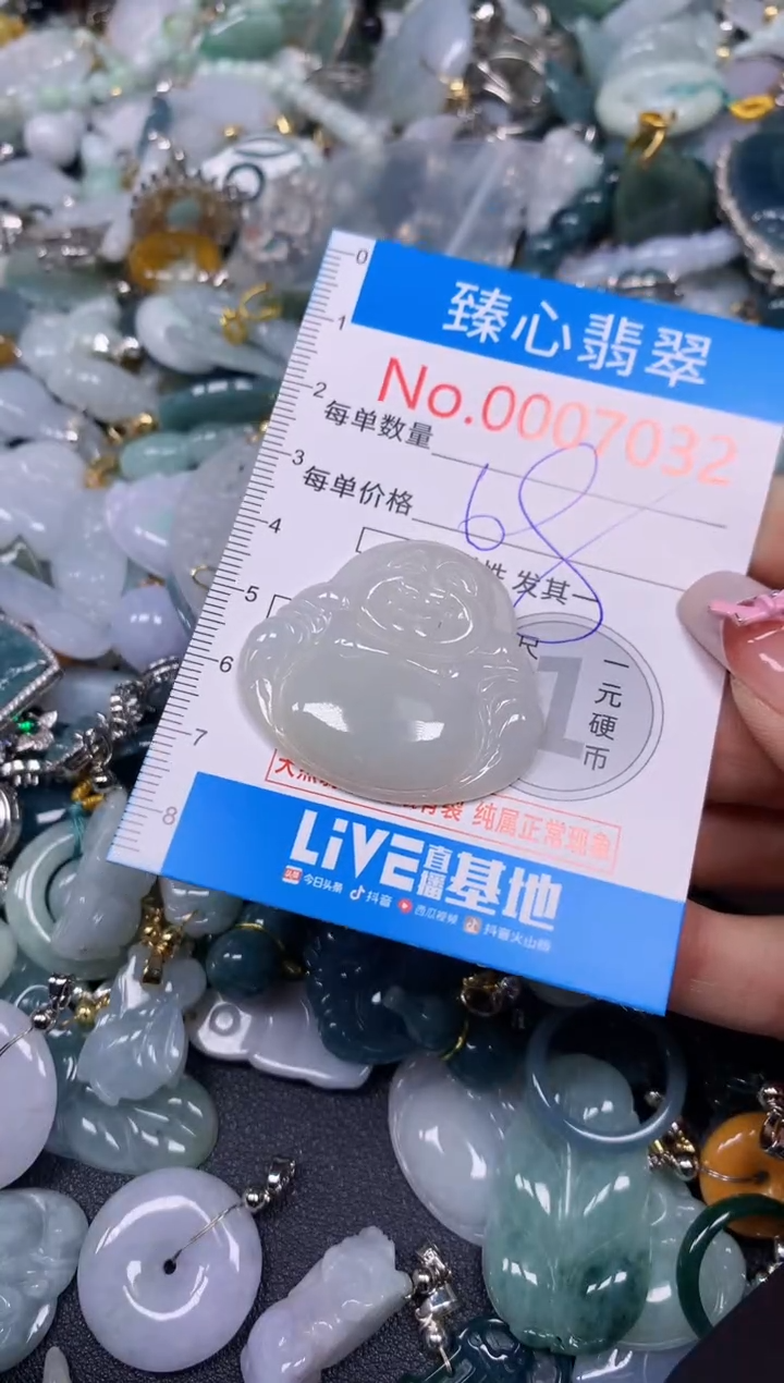 【闪购商品】翡翠颈饰未镶嵌含绳0007032