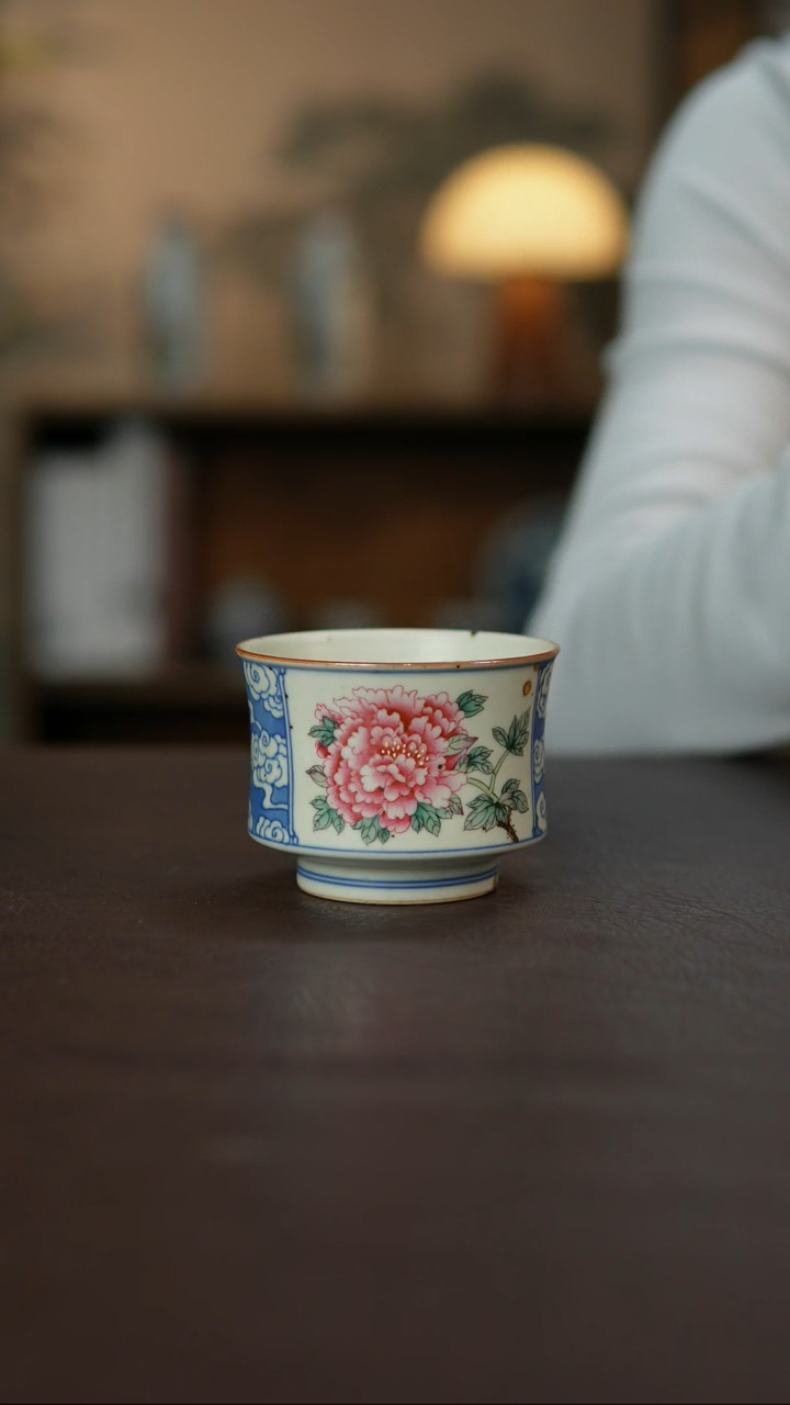 景德镇陶瓷杯碗柴烧多人