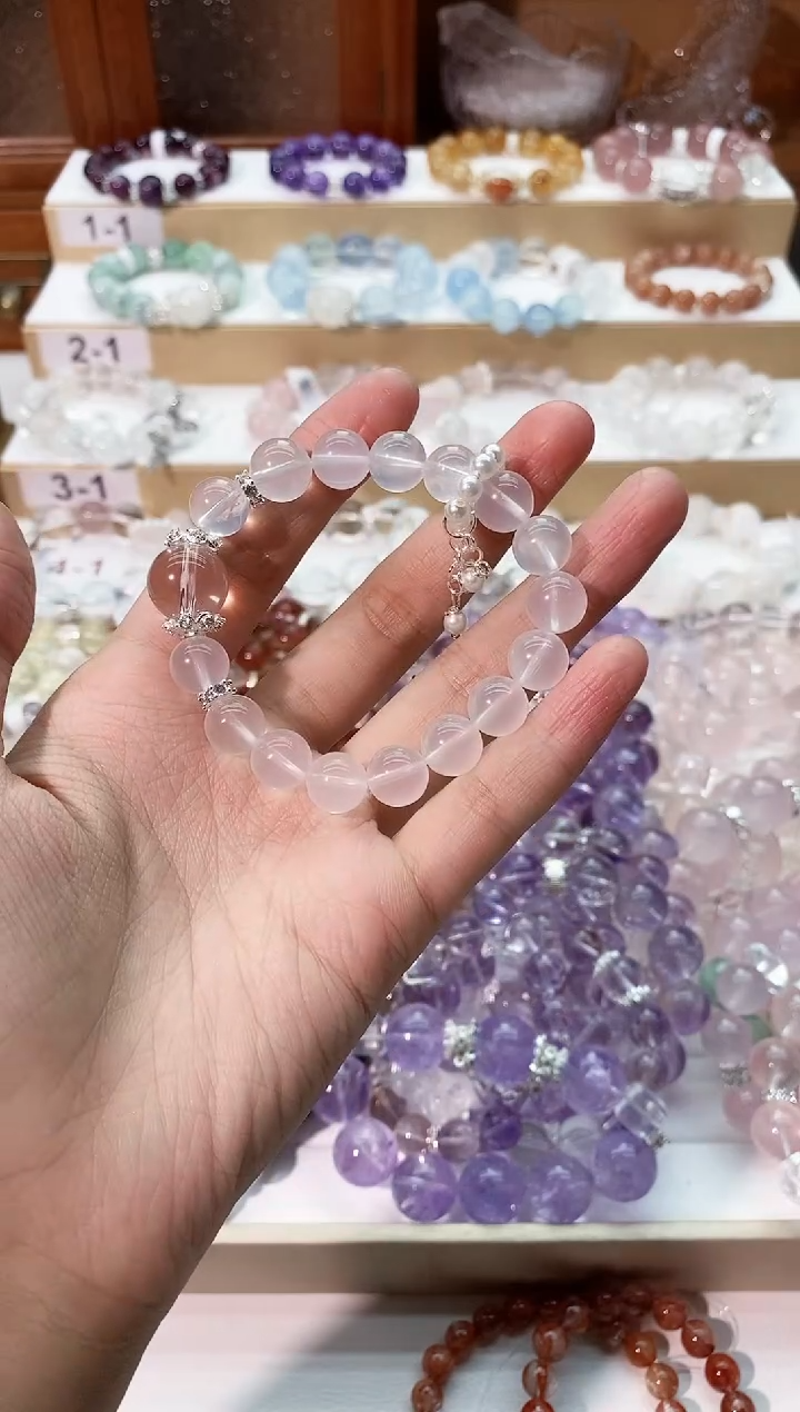 【闪购商品】水晶手串未镶嵌奶白晶手串