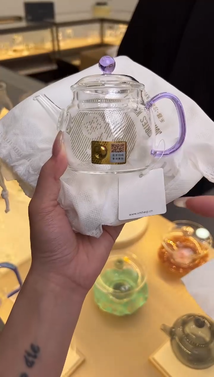 【闪购商品】茶盏@@禾器言卿壶浅紫色