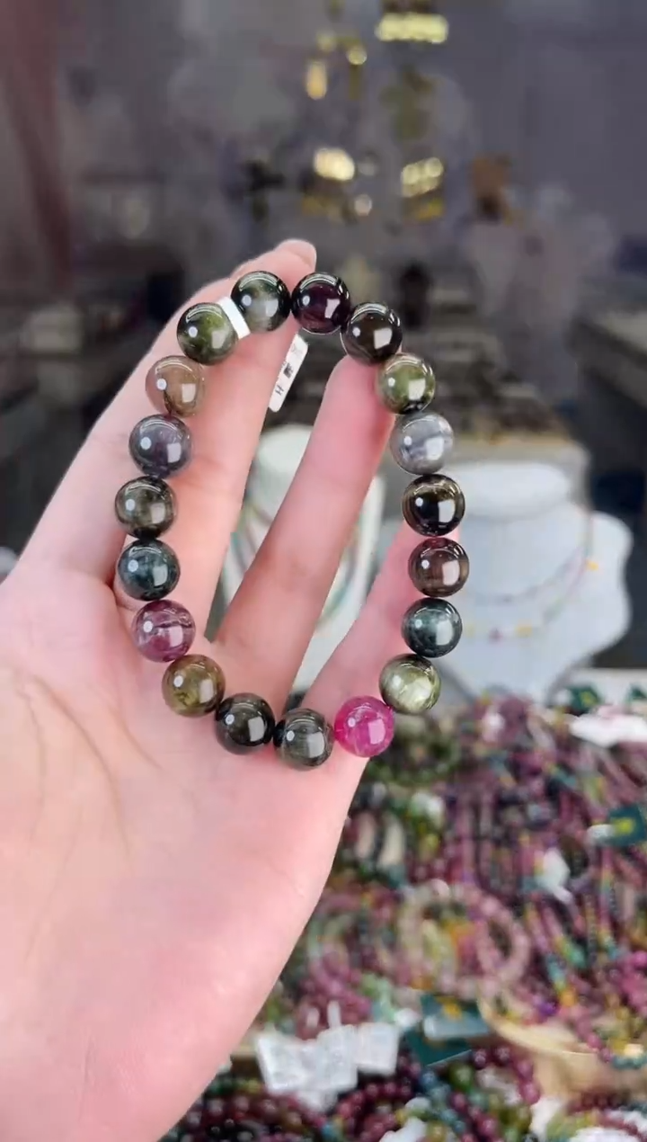 【闪购商品】碧玺/未镶嵌10mm+碧玺单圈多样性发货