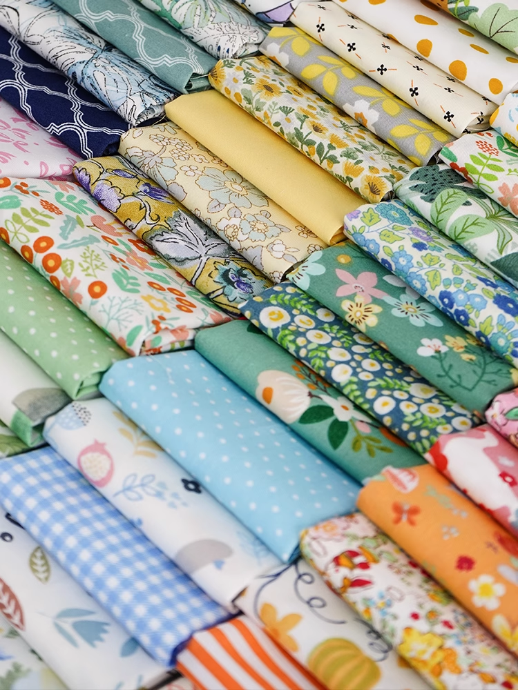 【心悦】 国风花色布料做床品被罩春秋服装田园风面料  听讲解为主
