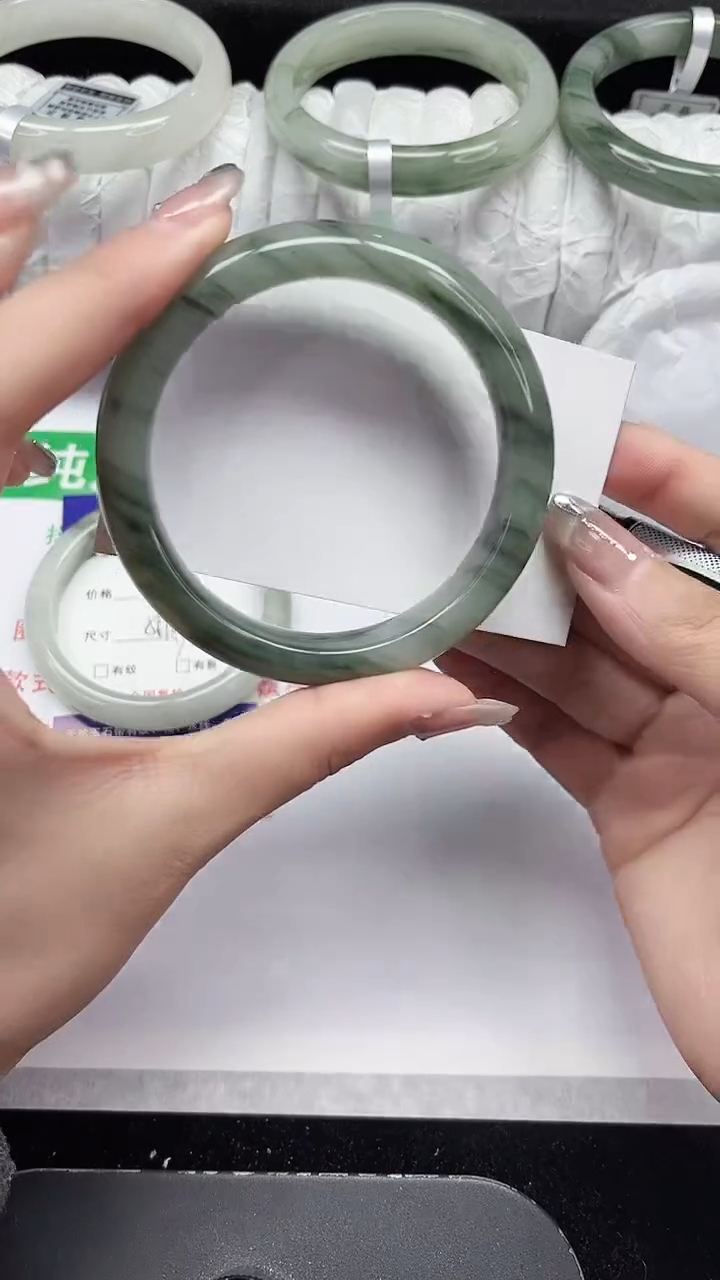 未镶嵌手镯石英质玉301-58/59