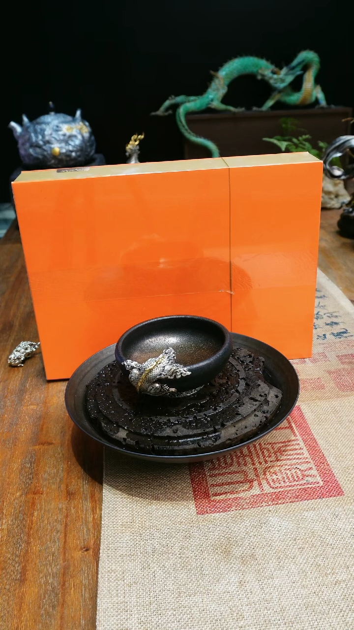 【闪购商品】茶盏欲山行 貔貅主人杯+5个客杯