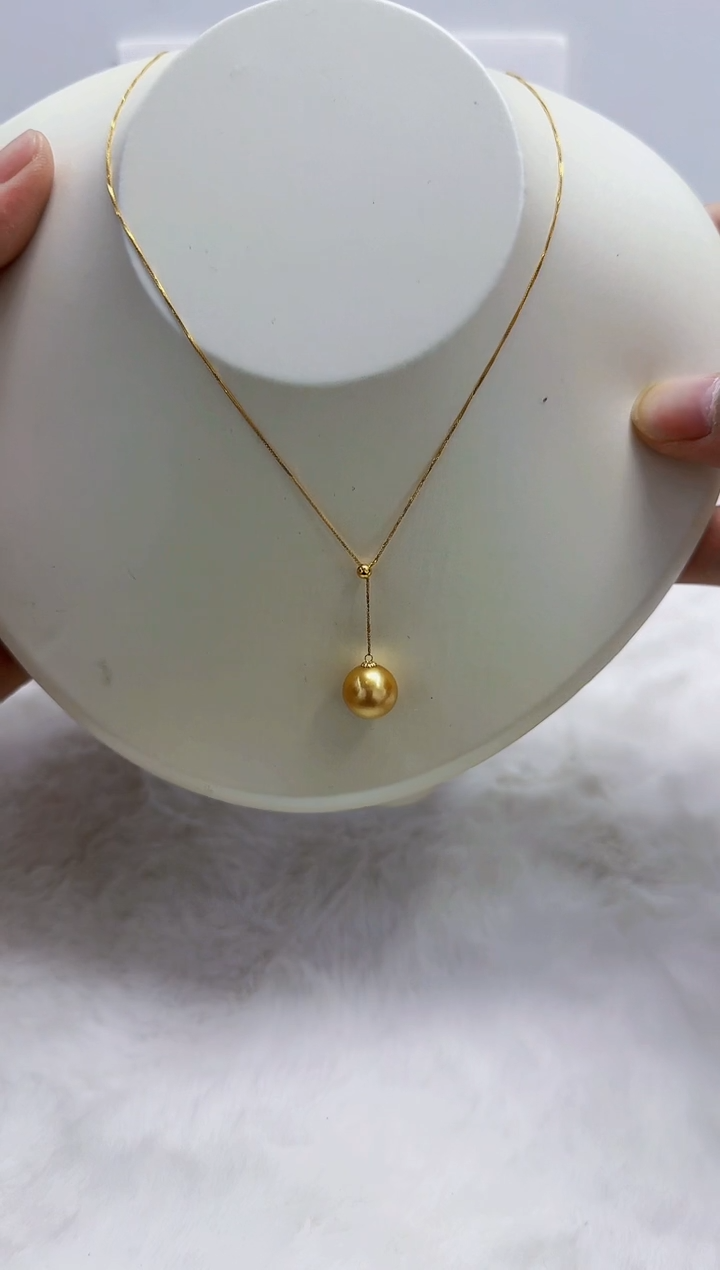 18K金镶嵌海水珍珠DA 金珠11 a259